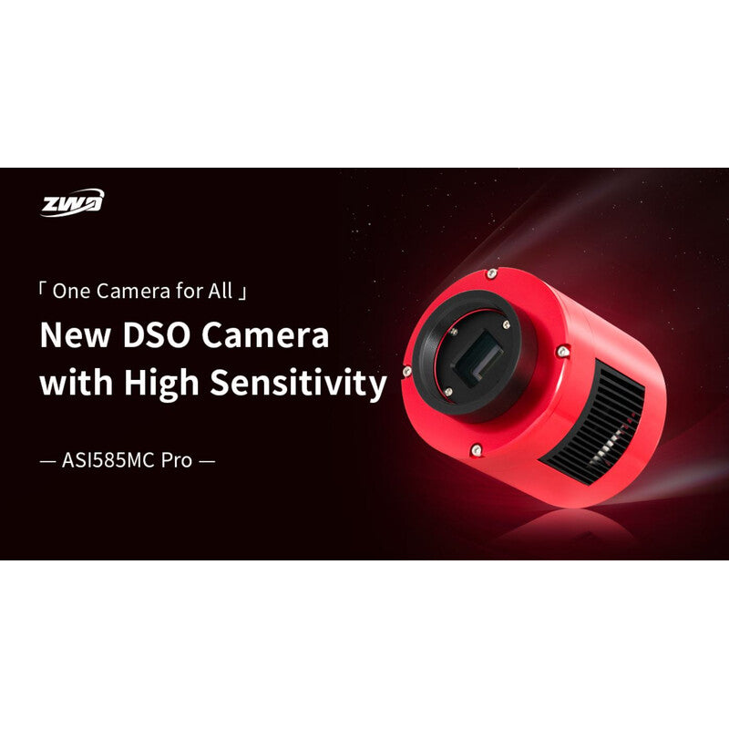 ZWO asi585mc pro camera raffreddata cmos a colori per deep sky e planetario per astrofotografia, riprese planetarie o deep sky