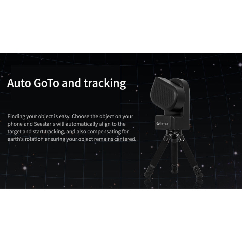 ZWO Seestar s50 telescopio smart apocromatico 50/250 con camera e montatura integrate per osservazione e astrofotografia smart all-in-one