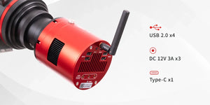 ZWO asi 2600 mc air camera astrofotografia APS-C a colori per astrofotografia, riprese planetarie o deep sky