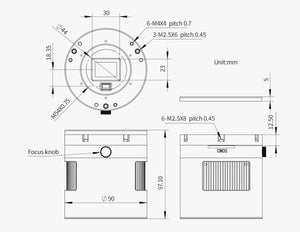 ZWO ASI2600MC Duo fotocamera astronomica a colori per riprese astronomiche e imaging avanzato