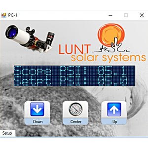 Lunt Solar Systems pcusb pressure tuner controller with USB per osservazione solare specialistica in H-alpha o Ca-K