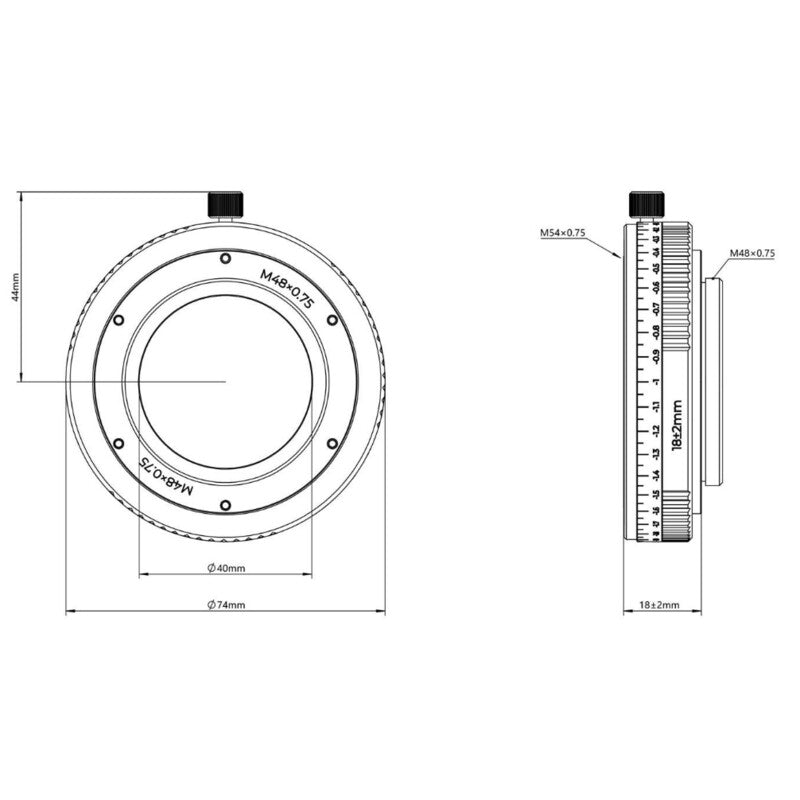 Askar Prolunga Adapter M54/M48 16-20mm prolunghe