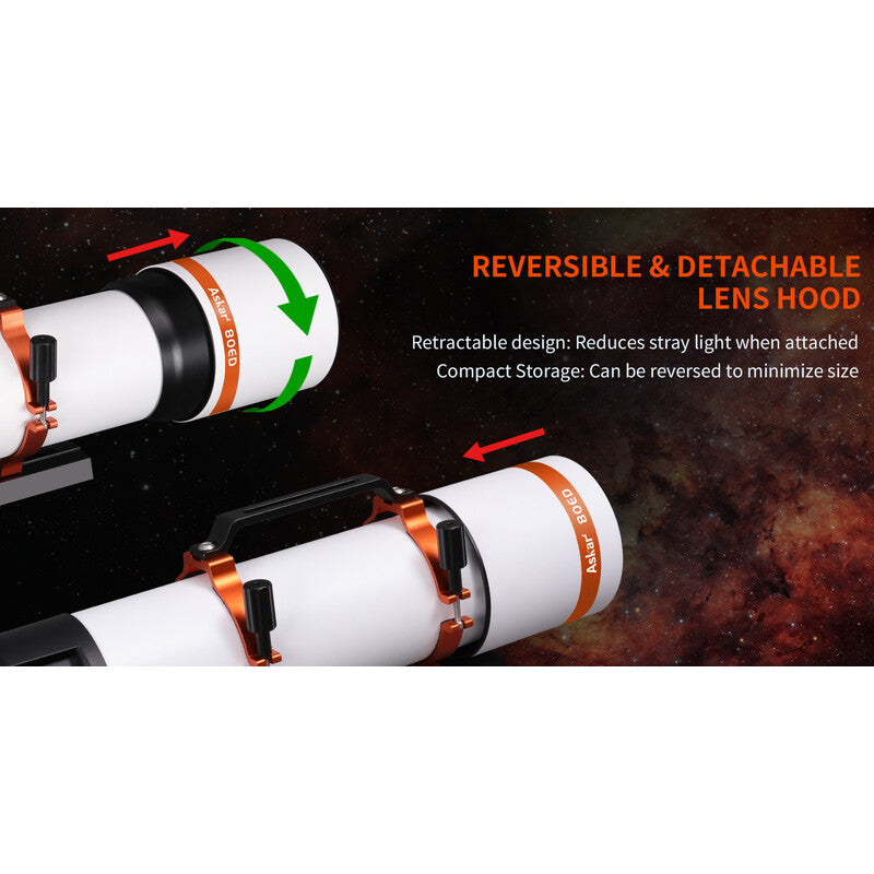Askar Rifrattore Apocromatico AP 80/560 F7 80ED telescopio