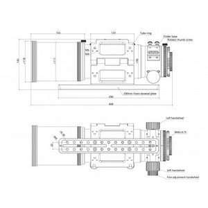 Askar sqa85 rifrattore apocromatico 85mm f/4,8 quadrupletto petzval full frame