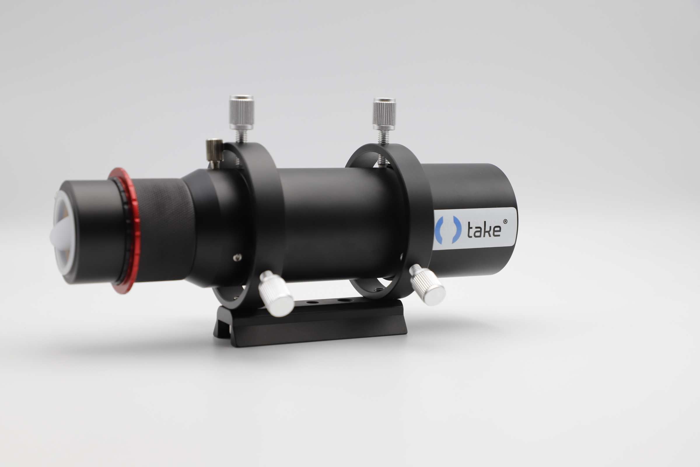 Take TK-TG2 50mm Führungsfernrohr komplett mit Schlitten und mikrometrischen Ringen, 1,25 Zoll (31,8mm) Aufsatz
