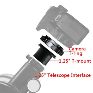 Take TK ASAD3 adattatore da 1,25 pollici a T2 con anello compatibile per sony a mount per collegare accessori fotografici o astronomici