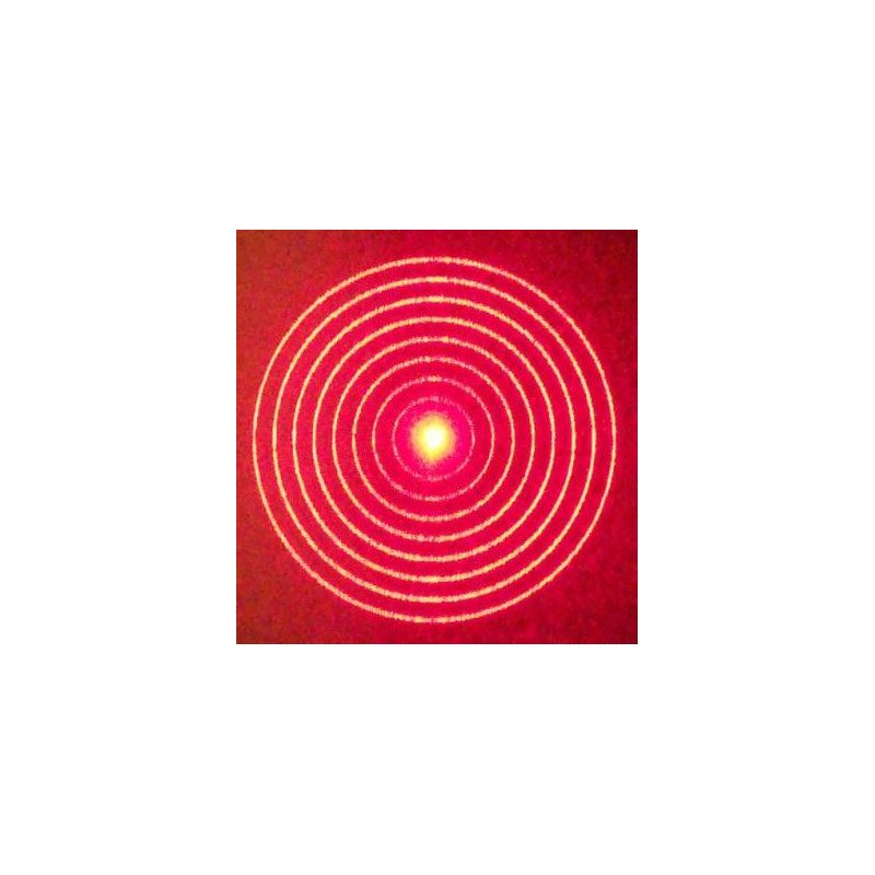 Howie Glatter holographic attachment for laser collimator concentric circle pattern