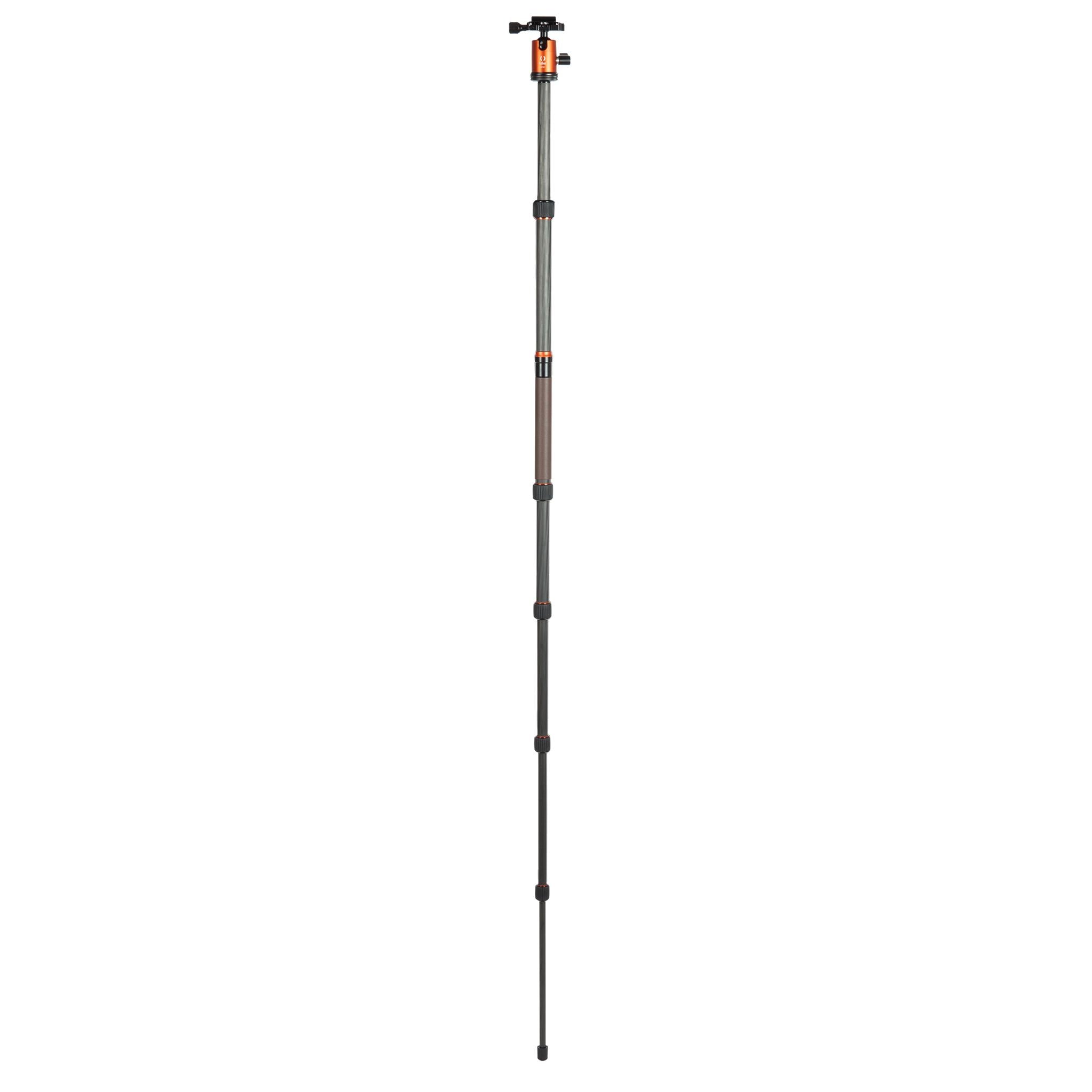 Take TK-TC1551HPQ0 kit treppiede fotografico in fibra di carbonio con testa panoramica TK-HPQ0