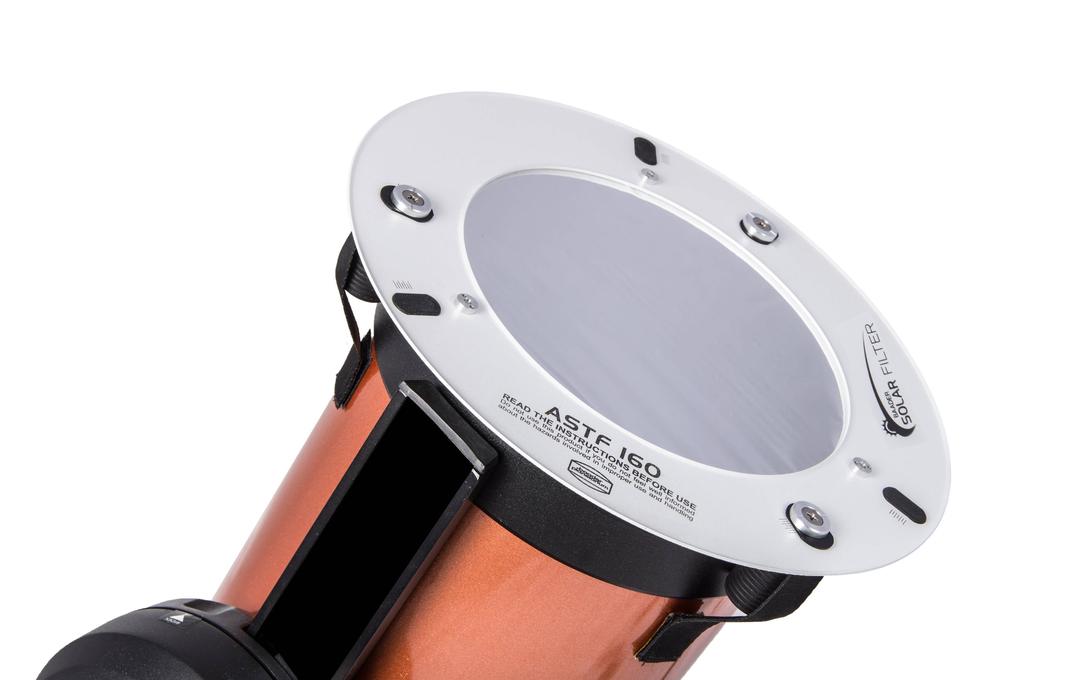 ASTF: AstroSolar Telescope Filtro OD 5.0 (80mm - 280mm) Filtro Solare (Luce Bianca)