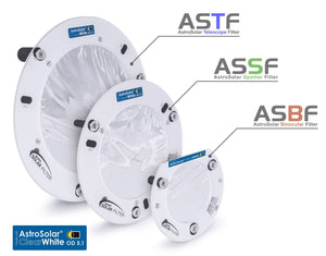 ASTF: AstroSolar® Telescope Filtro OD 5.1 ClearWhite (80mm - 280mm) Filtro Solare (Luce Bianca)