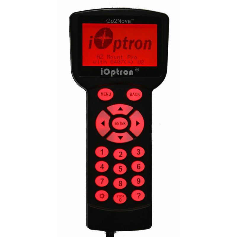 iOptron montatura AZ Pro GoTo con treppiede LiteRoc per supporto, alimentazione o gestione del setup astronomico
