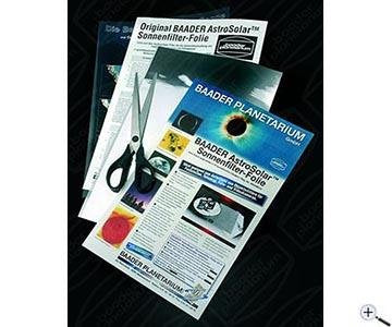 Baader 2459281 pellicola di sicurezza astro solar visual ND 5 0 200 mm x 290 mm
