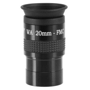 TS Optics oculare WA 70° 20 mm da 1,25" per osservazione visuale con telescopi e microscopi
