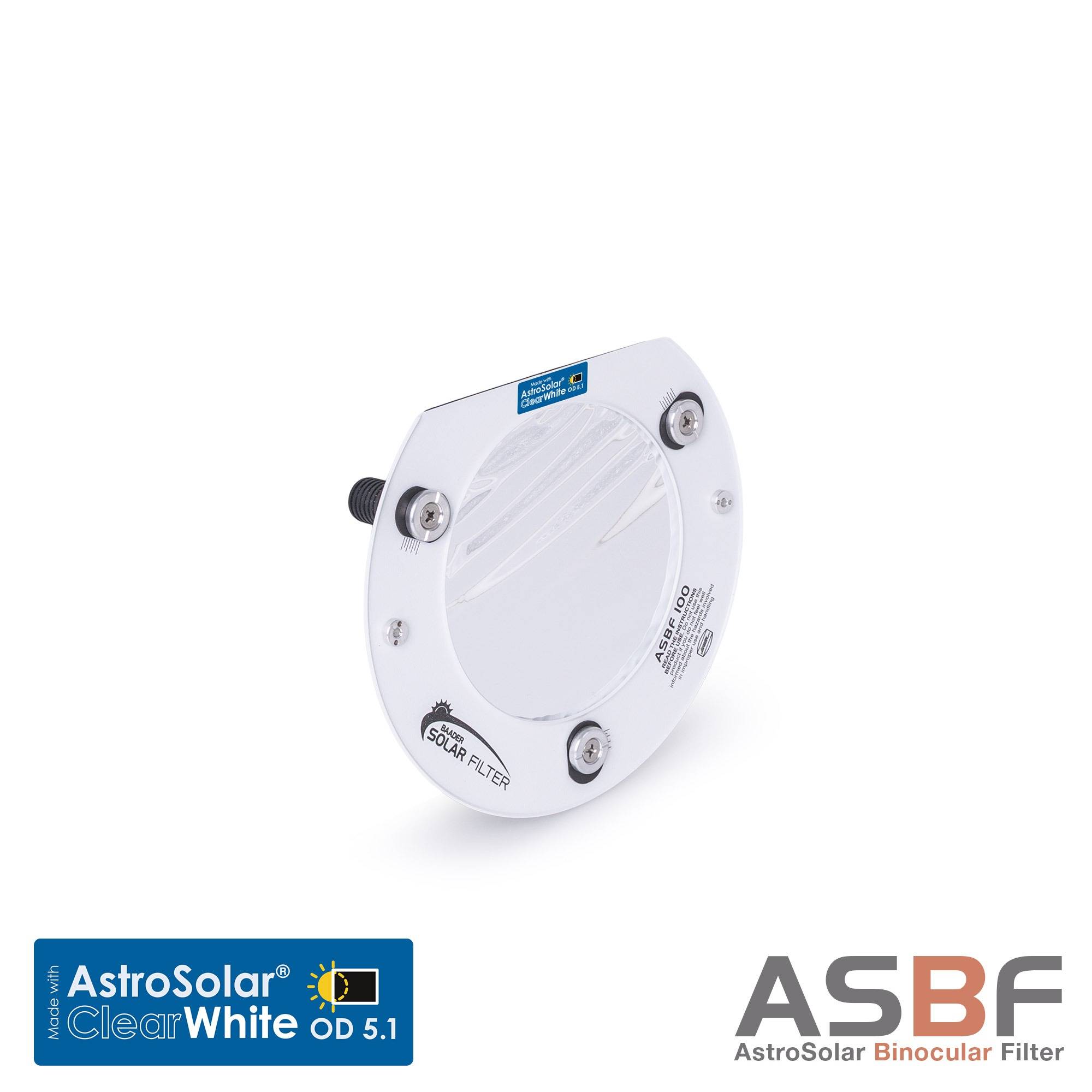 ASBF: AstroSolar® Binocular Filtro OD 5.1 ClearWhite (50mm - 100mm) Filtro Solare (Luce Bianca)