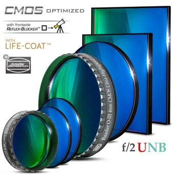 Baader O-III f/2 Ultra-Highspeed-Filtri (4nm) CMOS-ottimizzato Filtro a Banda Stretta (Nebulare)