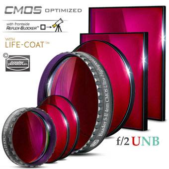 Baader S-II f/2 Ultra-Highspeed-Filtri (4nm) CMOS-ottimizzato Filtro a Banda Stretta (Nebulare)
