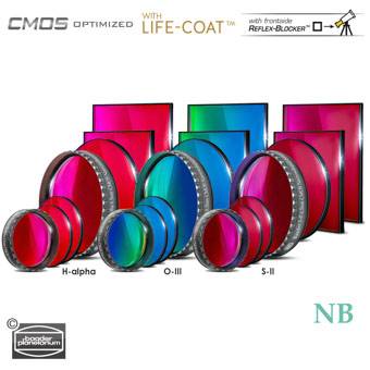 Baader 6.5nm Banda Stretta Filtro-Set CMOS-ottimizzato (H-alpha / O-III / S-II) Filtro a Banda Stretta (Nebulare)