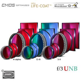 3.5 / 4nm f/3 Ultra-Highspeed Filtro-Set CMOS-ottimizzato (H-alpha / O-III / S-II) Filtro a Banda Stretta (Nebulare)