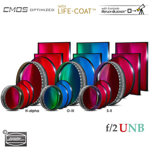 Baader 3.5 / 4nm f/2 Ultra-Highspeed Filtro-Set CMOS-ottimizzato (H-alpha / O-III / S-II) Filtro a Banda Stretta (Nebulare)