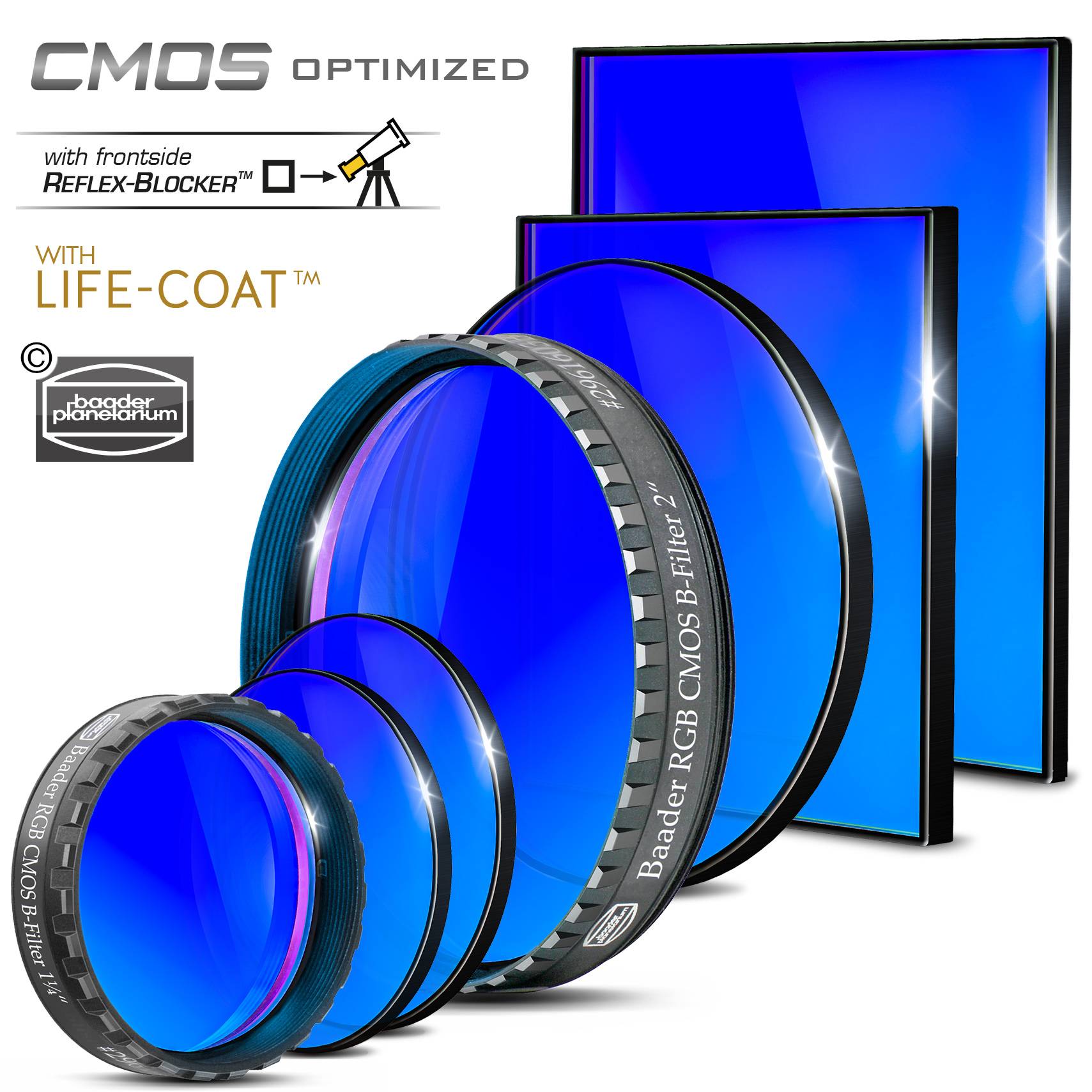 Baader RGB B Filtro CMOS-ottimizzato Filtro L-RGB / CMOS