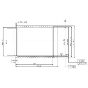 TS Optics correttore di coma Newton 1,0x Riccardi Design da 3" per correggere il campo e ottimizzare le immagini in astrofotografia