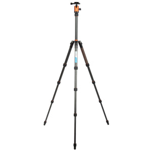 Take TK-TC1551HPQ0 kit treppiede fotografico in fibra di carbonio con testa panoramica TK-HPQ0