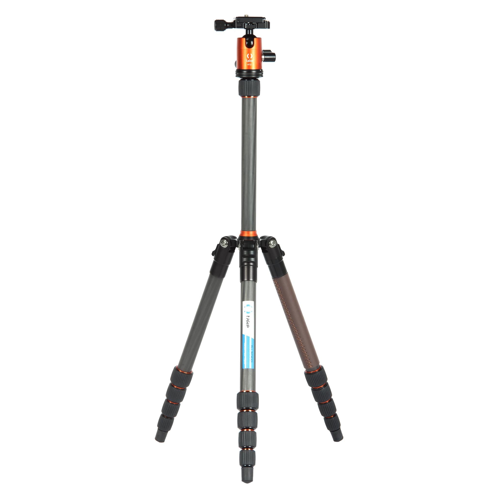 Take TK-TC1551HPQ0 kit treppiede fotografico in fibra di carbonio con testa panoramica TK-HPQ0