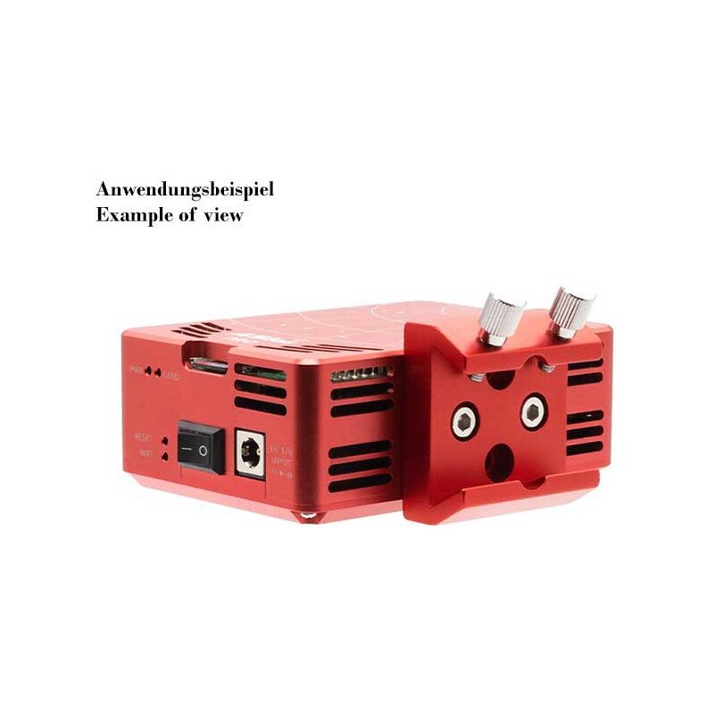 Base per supporto cercatore per autoguida e puntamento del telescopio