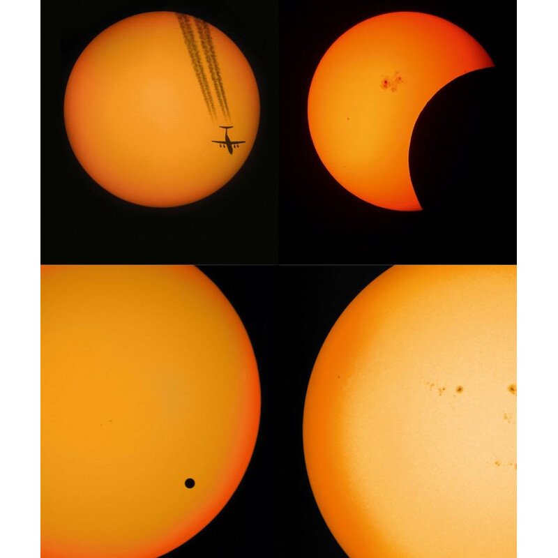 Lunt Solar Systems telescopio solare 6x30 Mini sunocular od5 per osservazione solare sicura e ad alto contrasto