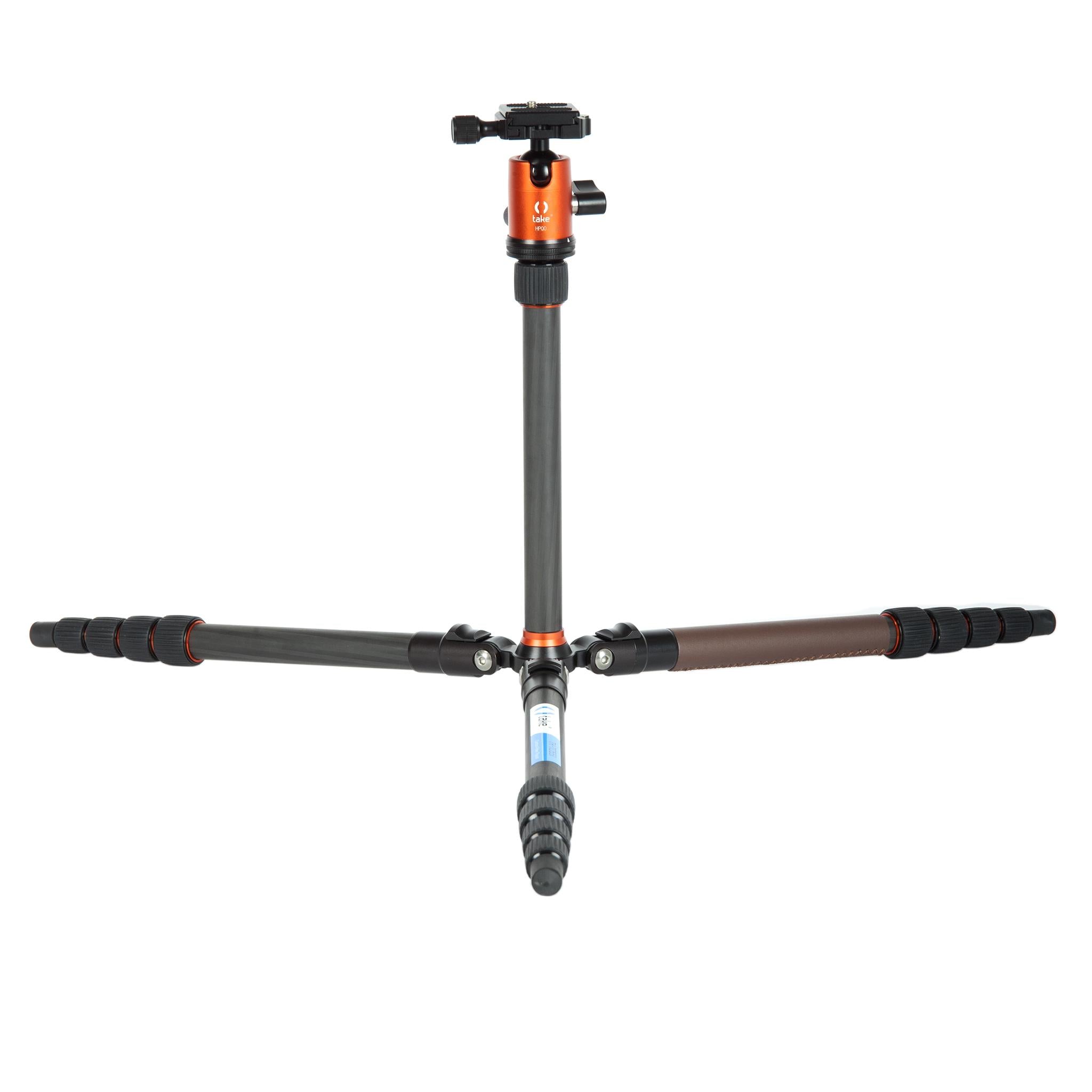 Take TK-TC1551HPQ0 kit treppiede fotografico in fibra di carbonio con testa panoramica TK-HPQ0