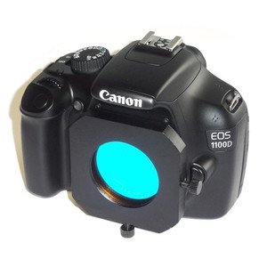 Adattatore Canon EOS M48 con cassetto portafiltri per riprese astronomiche o microscopia digitale