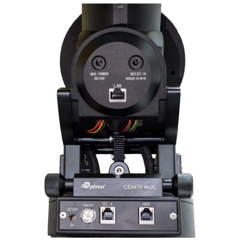 iOptron montatura CEM70 EC2N NUC iPolar per inseguimento e supporto stabile del telescopio
