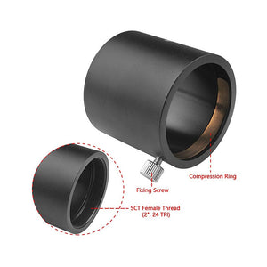 Take TK-10210 adattatore per accessori SCT da 2 pollici per telescopi Schmidt-Cassegrain
