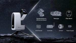 ZWO Seestar S30 Pro telescopio smart automatico per astrofotografia con controllo da app e doppia ottica