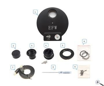 ZWO EFW 7x36 mm ruota portafiltri motorizzata per filtri non montati
