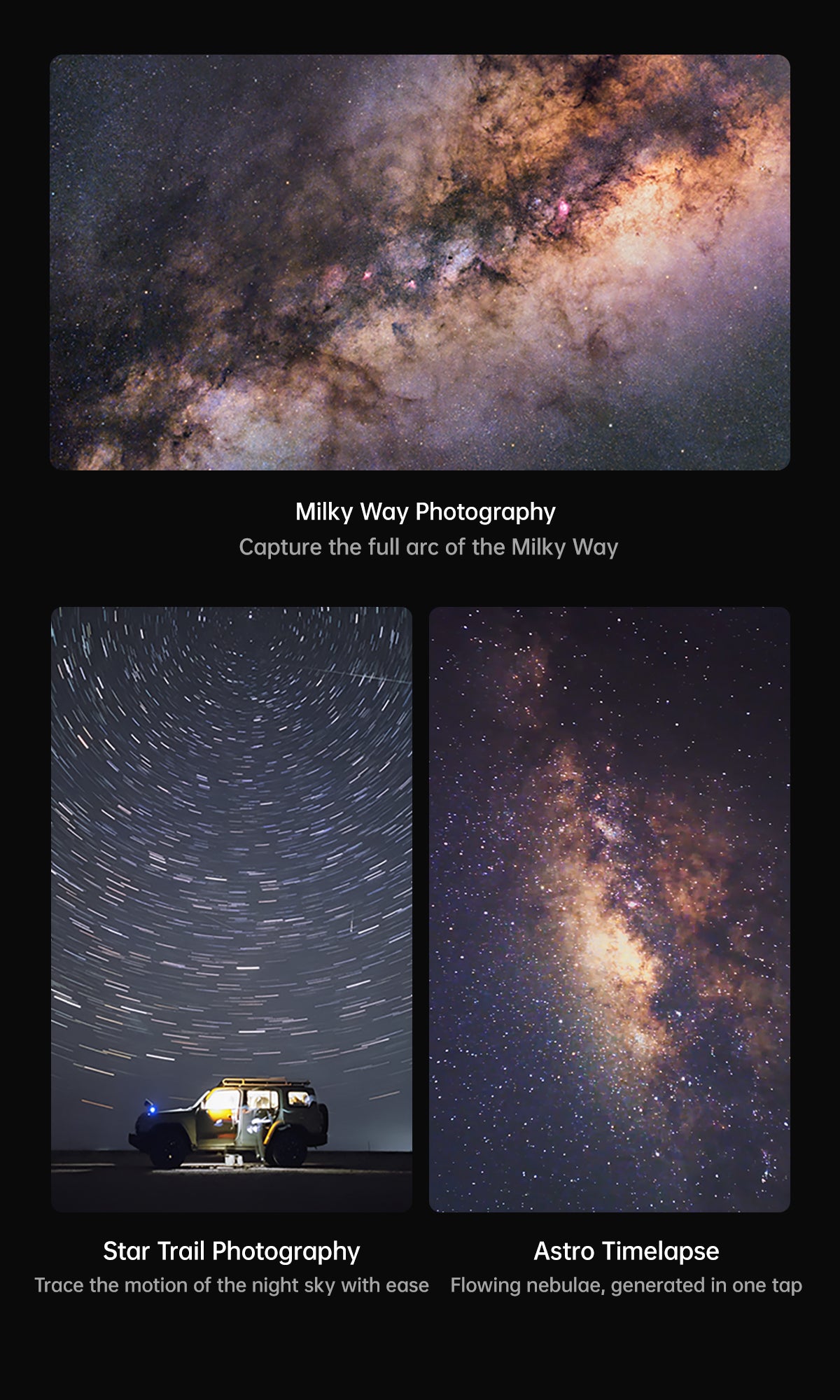 ZWO Seestar S50 Pro: Via Lattea catturata con un solo tocco