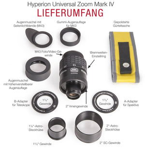 Hyperion® Universal Zoom Mark IV, 8-24mm eyepiece (1¼" / 2") Accessorio Ottico