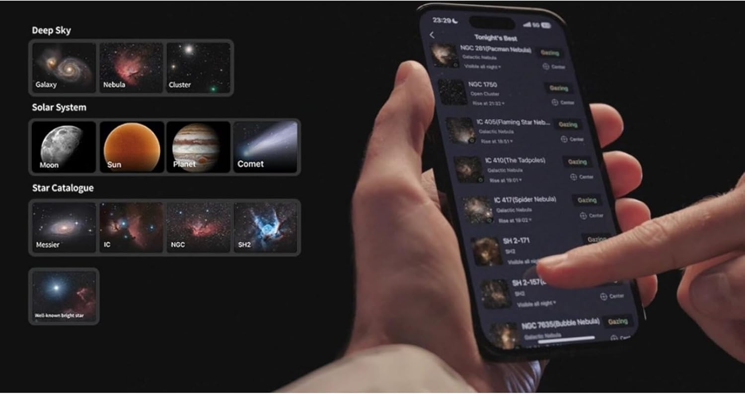 ZWO seestar s30 telescopio smart compatto automatico con controllo via app