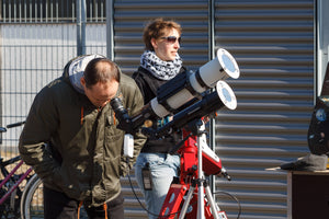 ASTF: AstroSolar Telescope Filtro OD 5.0 (80mm - 280mm) Filtro Solare (Luce Bianca)