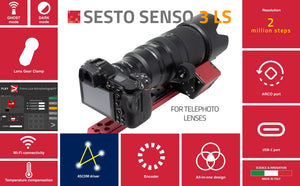 PrimaLuceLab sesto senso 3 ls motore di messa a fuoco robotico per obiettivi fotografici canon nikon e altri