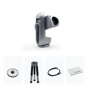 Contenuto della confezione di DWARFLAB Draco SHO: telescopio, filtro ND esterno, treppiede, cavo USB-C e panno per la pulizia