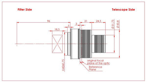 TZ-3S Telecentric System T-2 per SunDancer II e more Accessorio Ottico