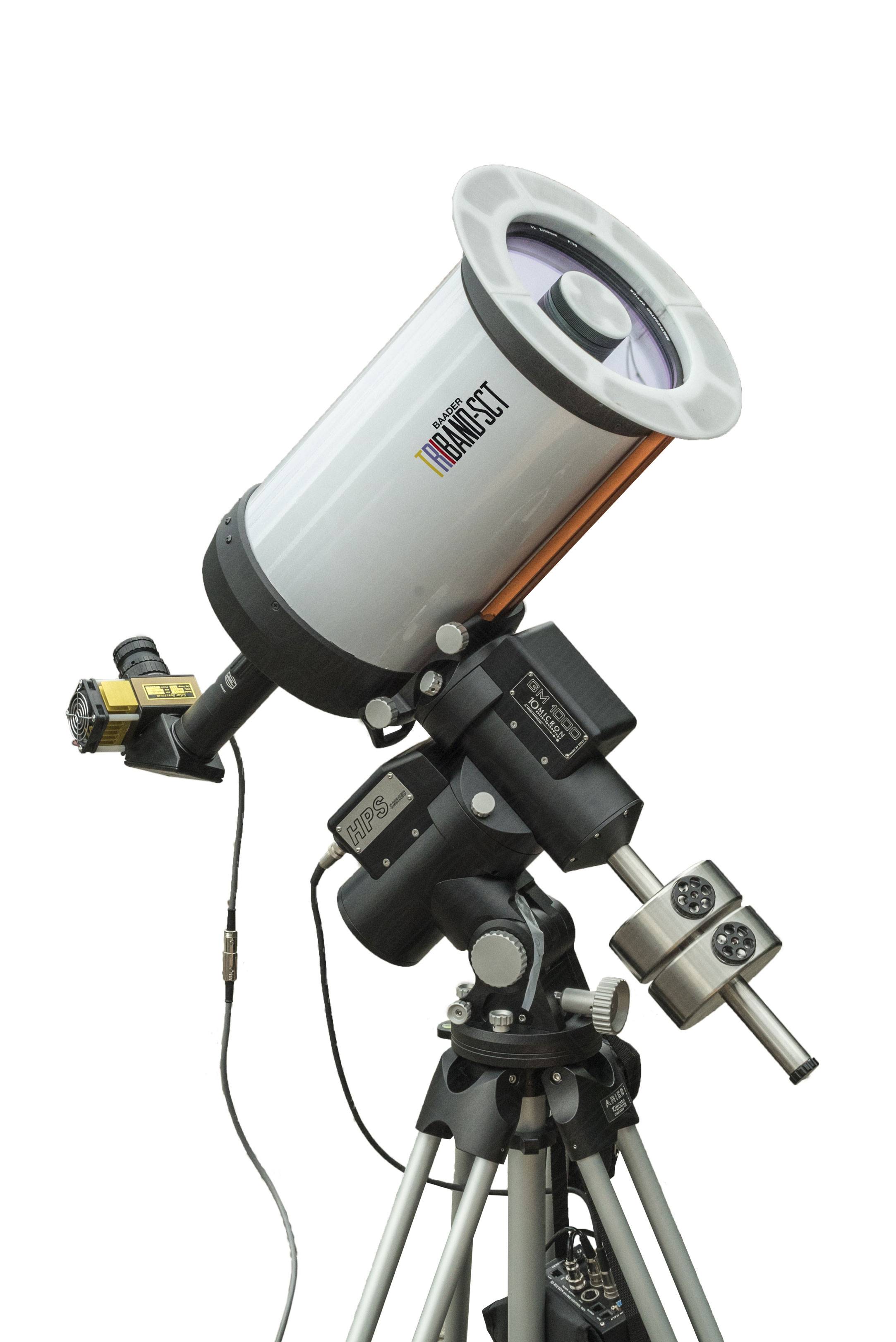 Triband-SCT - Schmidt-Cassegrain-based Multi-Purpose-Telescope per Sun in H-alpha, CaK e Continuum Filtro Solare (Luce Bianca)