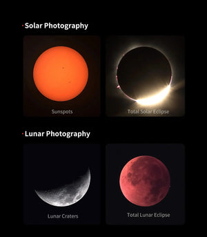 ZWO Seestar S30 Pro telescopio smart automatico per astrofotografia con controllo da app e doppia ottica