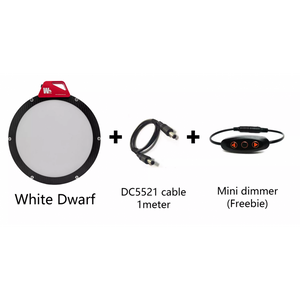 Wanderer Astro White Dwarf 150mm: contenuto della confezione: pannello, cavo DC5521 e dimmer