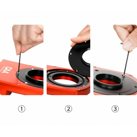 ZWO adattatore M42 T2 maschio per rotatore CAA per collegare accessori fotografici o astronomici