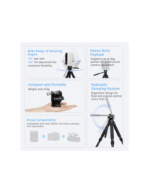 ZWO seestar treppiede th10 testa treppiede stabile e portatile per telescopi smart s30 e s50 per supporto fotografico o astronomico